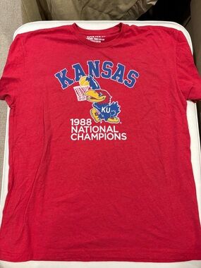 Kansas Jayhawks 1988 National Champions Basketball Shirt Men’s XL